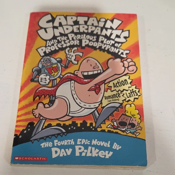 Dav Pilkey Captain Underpants Book Lot Bundle (Set of 4) - Picture 7 of 13